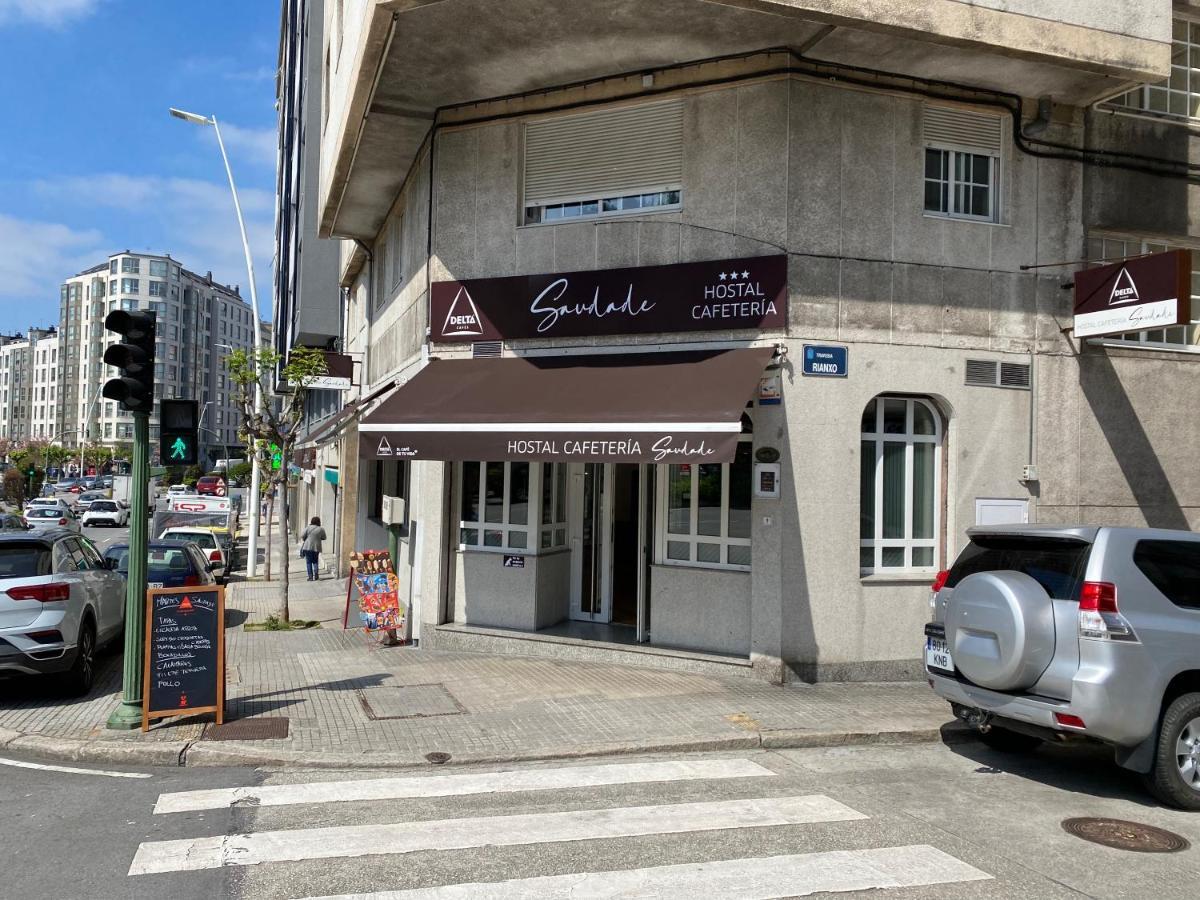 Saudade Hostal Cafeteria A Coruña Exterior foto
